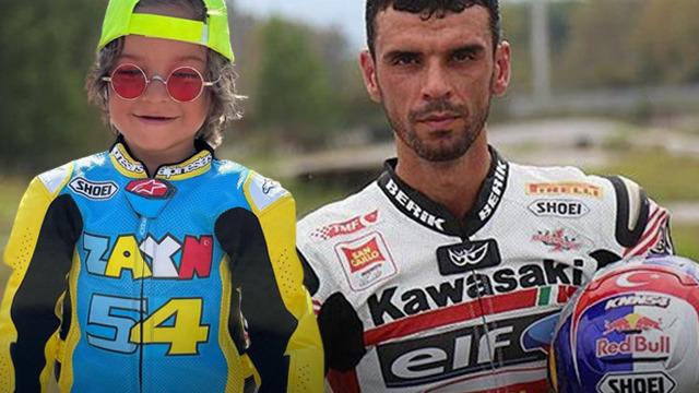 Kenan Sofuoğlu'nun 4 yaşındaki oğlu Zayn bu kez de tır kullandı! 20 metrelik araçla şov yaptı