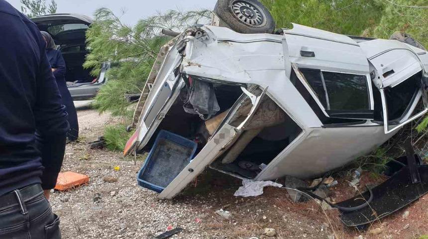 Direksiyon başına uyuyakaldı! Gözlerini açtığında... Feci kaza