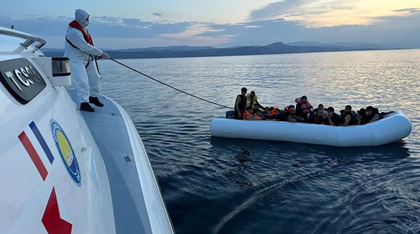Çanakkale'de operasyon! 136 kaçak göçmen kurtarıldı, 29 kaçak göçmen yakalandı