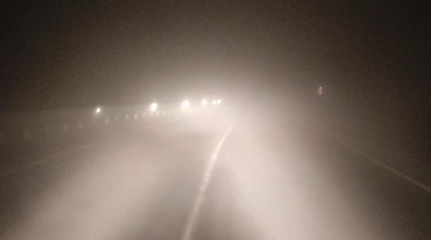 Ulgar Geçidi’nde görüş mesafesi 5 metreye kadar düştü