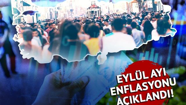 Eylül ayı enflasyon rakamları açıklandı