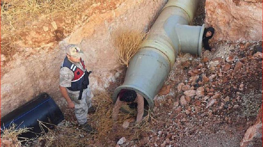 Tesadüfen fark edilen kaçak göçmenler hayret ettirdi! Bakın nereye saklanmışlar