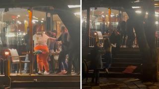 Kadınlar birbirine girdi, kafede ortalık karıştı!