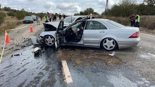 Karabük'te iki otomobilin çarpıştığı kazada 4 kişi yaralandı