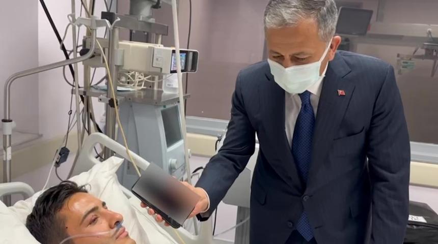 Cumhurbaşkanı Erdoğan'dan yaralı polise: Ahınız yerde kalmadı