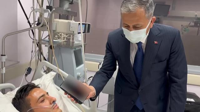 Cumhurbaşkanı Erdoğan'dan yaralı polise: Ahınız yerde kalmadı