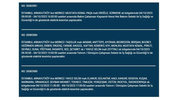 İstanbul elektrik kesintisi listesi yayımlandı! Dikkat o ilçeler karanlığa gömülecek G2