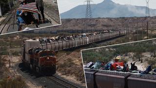 Yüzlerce göçmen böyle seyahat etti... Görenler şaşkına döndü...