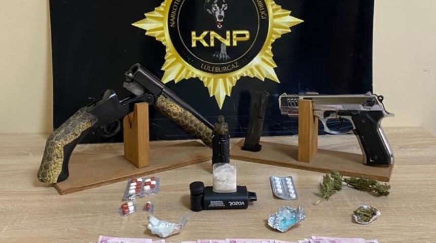 Kırklareli'nde düzenlenen uyuşturucu operasyonunda 4 şüpheli yakalandı