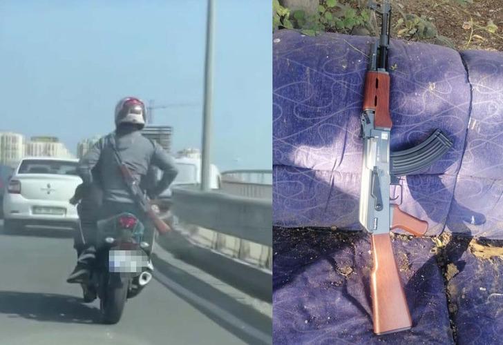 İstanbul'da şoke eden görüntü! AK-47 ile görenler neye uğradığını şaşırdı: Gerçek bambaşka çıktı