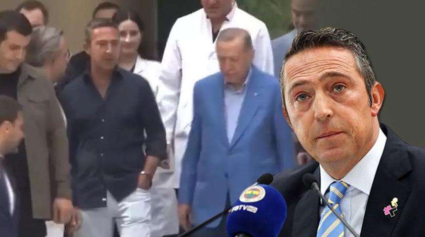 Cumhurbaşkanı Erdoğan’ın yanındaki o görüntüler sonrası Ali Koç ilk kez konuştu