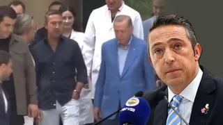 Cumhurbaşkanı Erdoğan’ın yanındaki o görüntüler sonrası Ali Koç ilk kez konuştu
