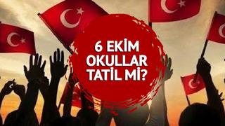 BUGÜN OKULLAR TATİL Mİ? 6 Ekim 2023 resmi tatil mi, yarım gün mü? 6 Ekim İstanbul'un kurtuluşu resmi tatil mi? Banka, devlet daireleri, hastaneler...