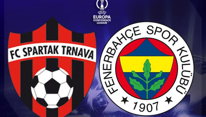 SPARTAK TRNAVA FENERBAHÇE MAÇI CANLI İZLE! Spartak Trnava Fenerbahçe maçı ne zaman, saat kaçta, hangi kanalda? Muhtemel 11!