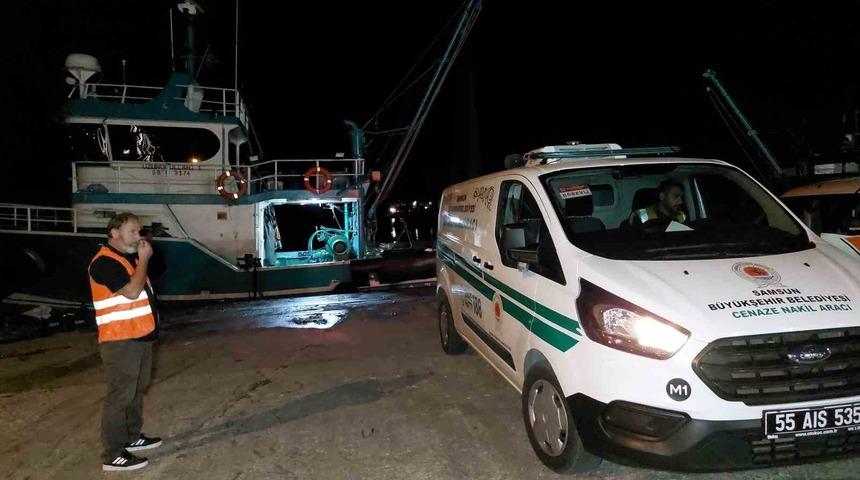 Samsun’da balıkçıların ağına ceset takıldı