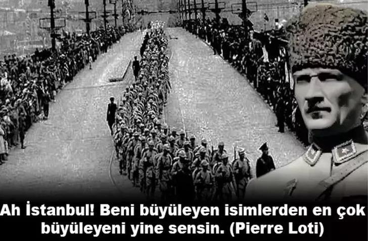 6 EKİM İSTANBUL'UN KURTULUŞU MESAJLARI: Atatürk görselli ve resimli İstanbul'un kurtuluşu mesajları TIKLA - İNDİR! G4