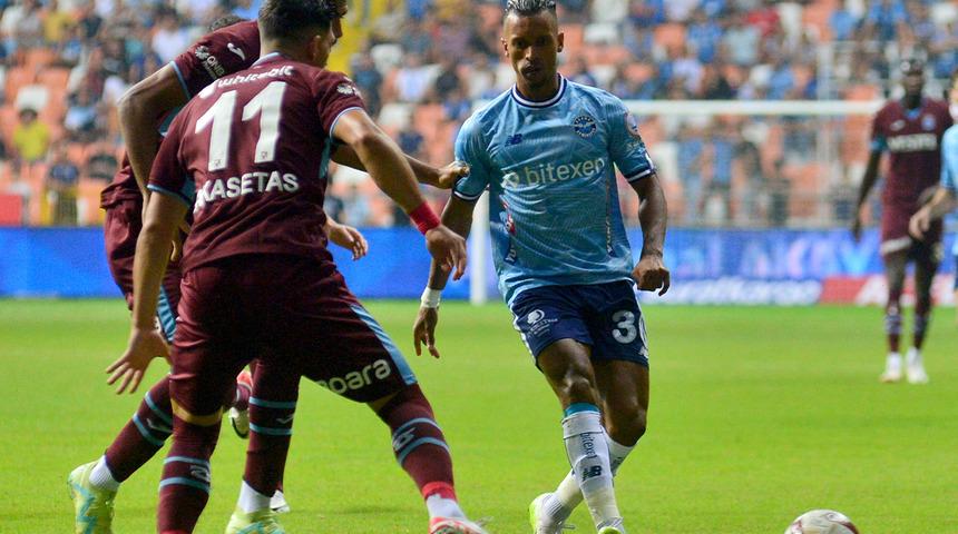 Nani, Adana Demirspor formasıyla da Trabzonspor'u boş geçmedi! Adana ekibi tek farklı kazandı