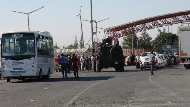 Kilis'in Suriye sınırında askeri hareketlilik