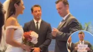 Damadın düğünde yaptığı şaka başına bela oldu! Cebinden çıkarttığı notta yazanı okudu... Gelinin tepkisi gecikmedi