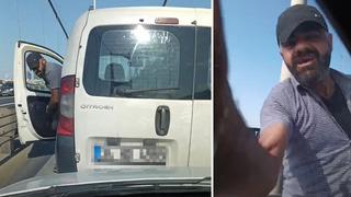 Ailesinin yanında yapmadığı kalmadı! Korku dolu anlar kamerada: 'Erkeksen aşağıya in'