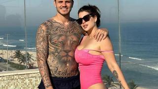 Galatasaray'ın yıldızı Icardi'nin şortlu pozuna Wanda Nara'dan şoke eden poz