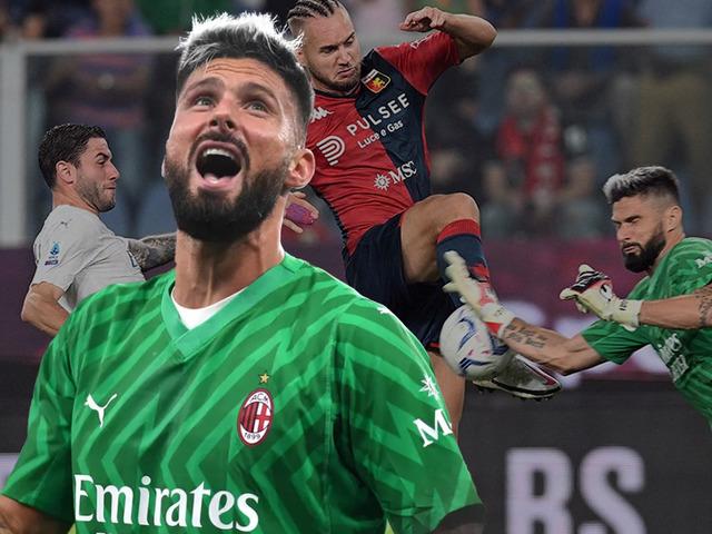 Bu olay 40 yılda bir olur! Olivier Giroud kaleye geçti ve Milan'ın maçı kazanmasını sağladı