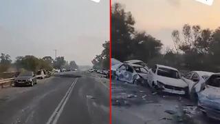 Hamas'ın geçtiği yol böyle görüntülendi! Taş taş üstünde kalmamış...