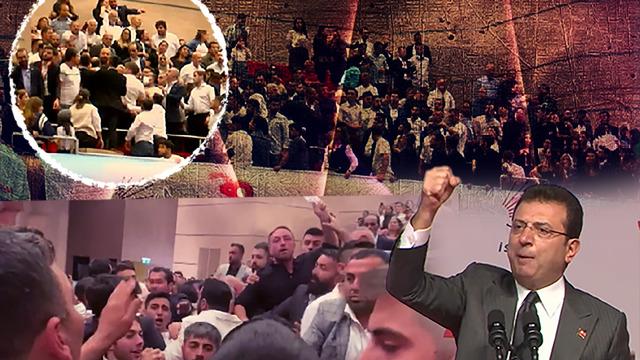 CHP kongresinde gergin anlar! Arbede çıktı, herkes o tarafa döndü: İmamoğlu'nun tepki gösterdiği Avseren yuhalandı