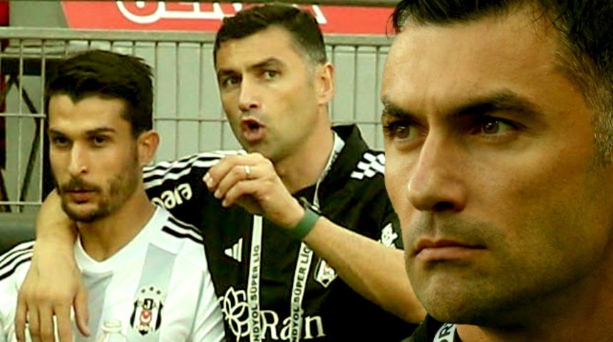 Beşiktaş'ın başında ilk galibiyetini alan Burak Yılmaz'dan maç sonunda dikkat çeken hareket! Takım soyunma odasına giderken...