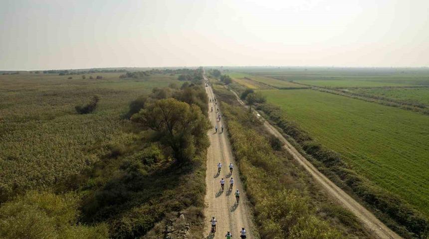 Uluabat’ın korunması için pedal çevirdiler