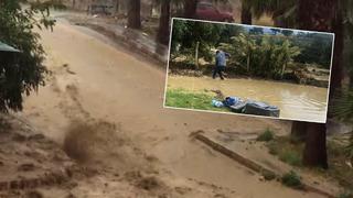 Hatay'da şiddetli yağış sele dönüştü! Tarım arazileri ve bahçeler sular altında kaldı