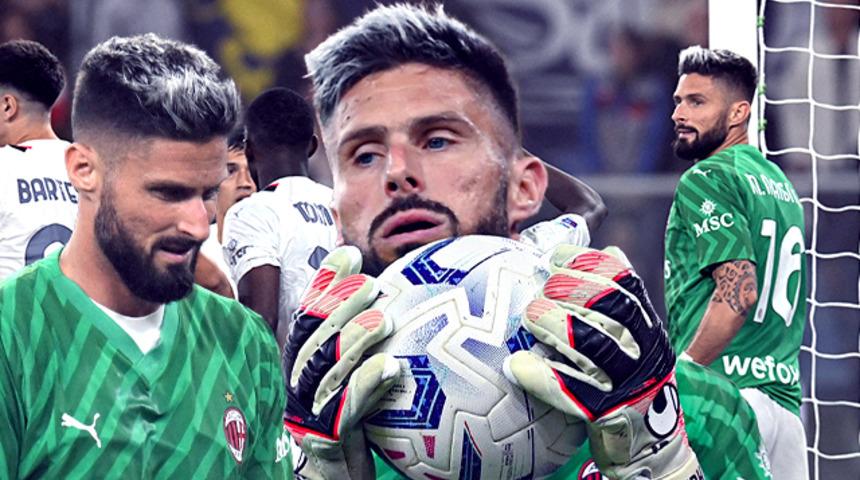 Dünyaca ünlü golcü, Serie A'da haftanın kalecisi seçildi! Olivier Giroud, İtalyan futboluna damga vurdu...