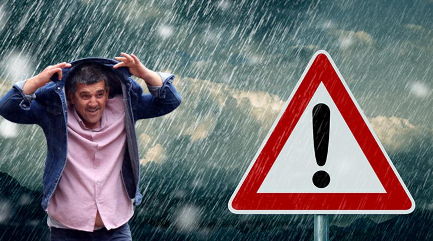 Meteoroloji'den sarı kodlu uyarı! 12 ile dikkat