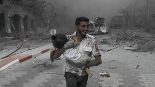 Gazze'de acı ve gözyaşı! Bombardıman altındaki bölgeden korkunç kareler