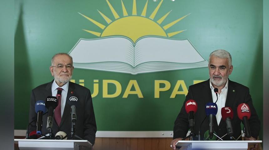 HÜDA PAR ve Saadet Partisi'nden Filistin için ortak miting kararı!