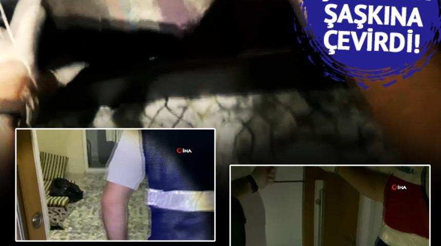 Yapılan aramalarda çıkanlar şaşkına çevirdi! Ev, ev değil adeta...