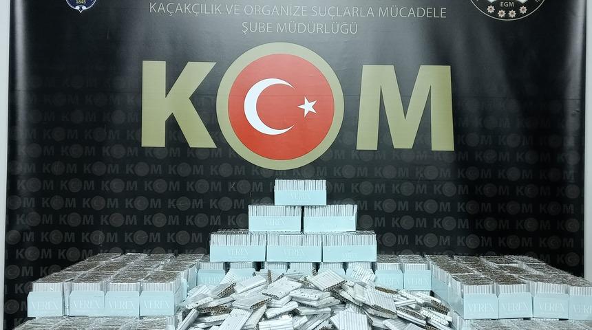 Malatya'da 30 bin bandrolsüz makaron ele geçirildi