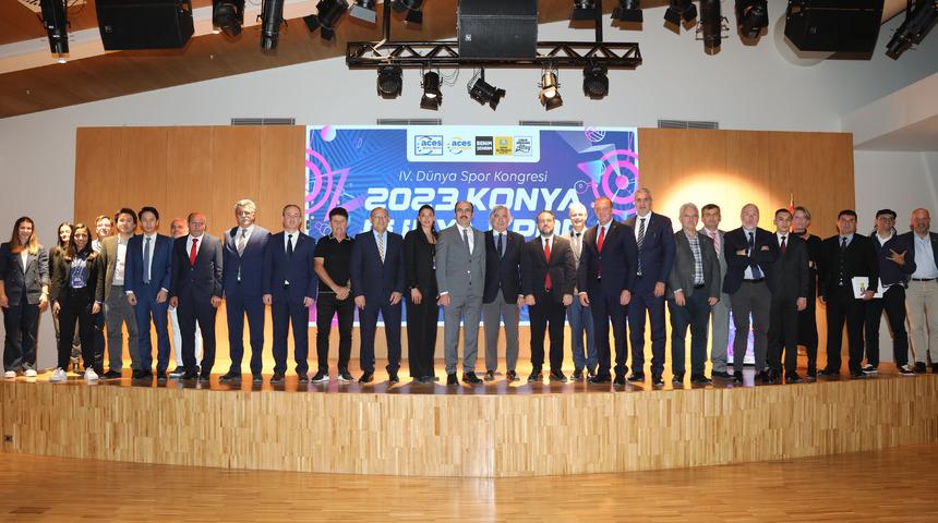 4. Dünya Spor Kongresi Konya'da gerçekleştirildi
