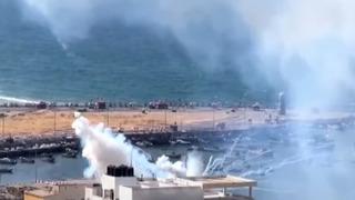 Fosfor bombası iddiasının ardından görüntüler geldi: Uluslararası yasaklı! Gazze semalarında şoke eden anlar