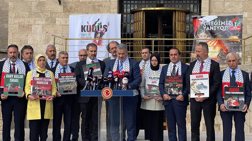 TBMM'de Filistin'deki sivil ölümlerine tepki! "Artık dayanılmaz hale geldi"