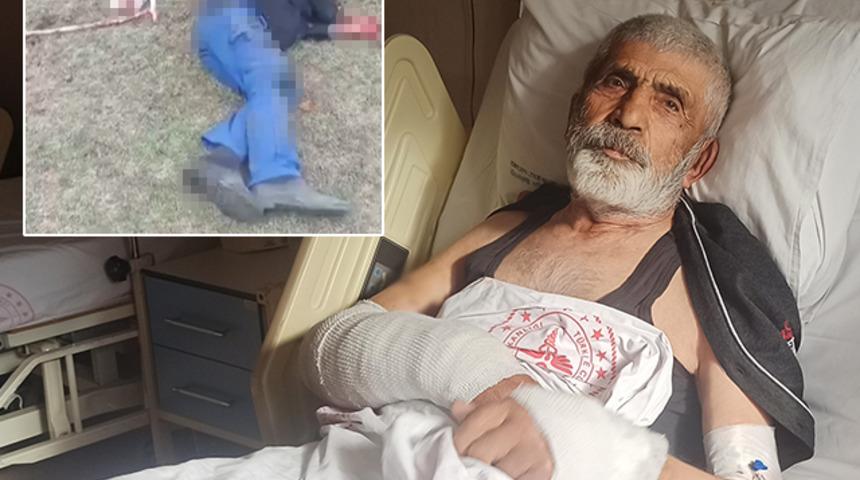 Yaşlı adamın başına gelen olay şoke etti! Korku dolu o anları böyle anlattı: "Ağzına elimi soktum, dilini tuttum, bu şekilde zaman kazandım”