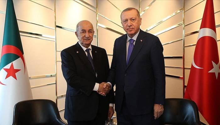 Cumhurbaşkanı Erdoğan, Suudi Arabistan Veliaht Prensi Selman ve Cezayir Demokratik Halk Cumhuriyeti Cumhurbaşkanı Tebbun ile görüştü