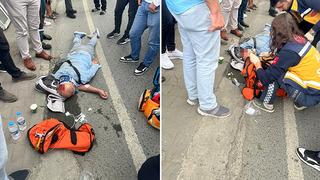 Başakşehir’de facia! Kapısı açık minibüsten düşen adam ağır yaralandı