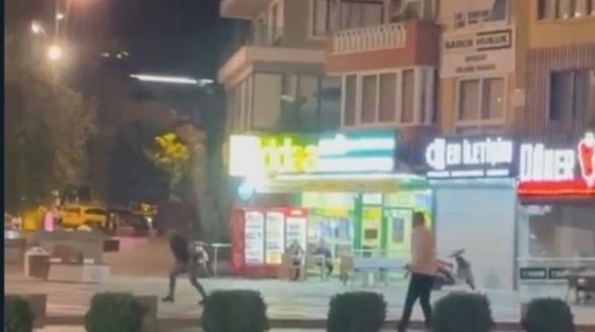 Alanya’da tartışma silahlı kavgaya döndü, o anlar kamerada