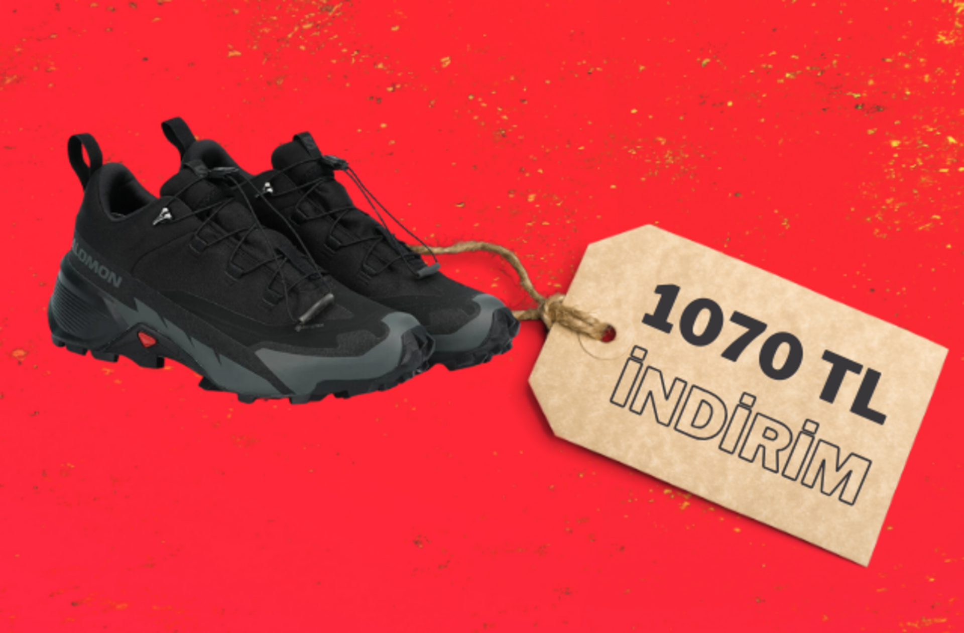 Fiyatı 4296 TL'ye düştü! Yürüyüşlerinizin vazgeçilmezi olacak Salomon ayakkabıda 1070 TL indirim