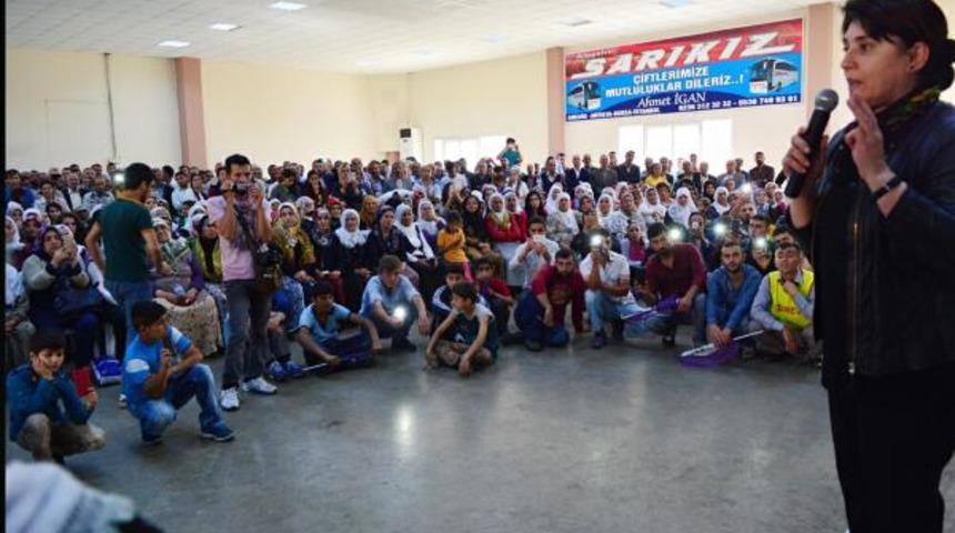 HDP'li Zana, Turgutlu'da partilileriyle buluştu