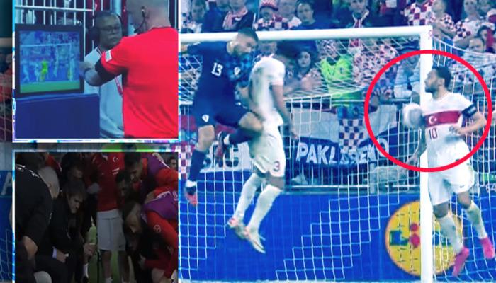 Türkiye maçının 90+1. dakikasında skandalın eşiğinden dönüldü! Penaltı kararı ve VAR…Milli Takım