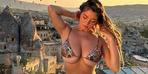 Bir bakan bir daha baktı! Bikini altı neredeyse yoktu