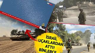 Gazze'nin üstüne binlerce attılar! Sınır bölgesine tank yığdılar: İsrail'in son hamlesi böyle görüntülendi