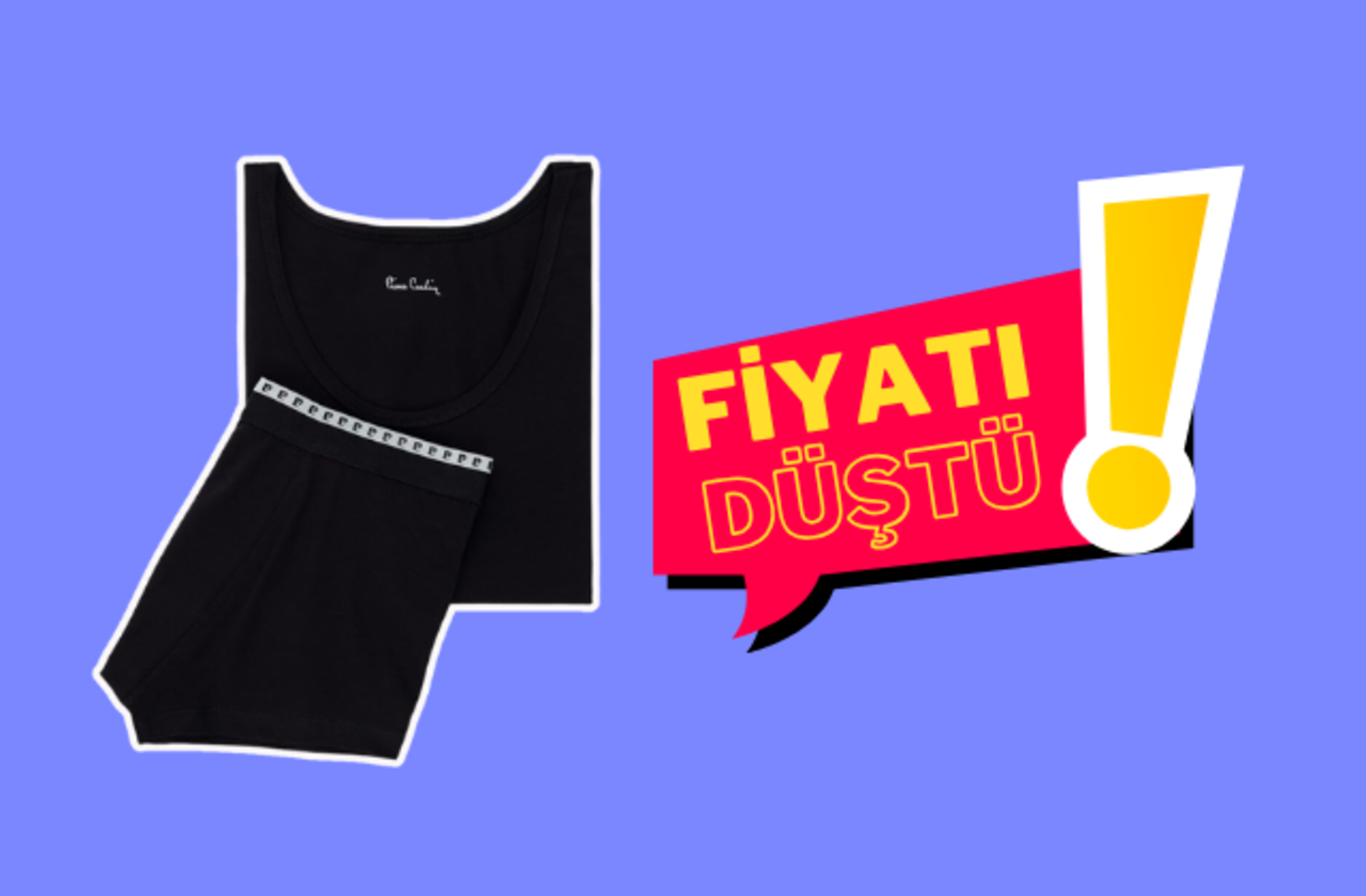 Pierre Cardin Atlet ve Boxer Takım Set indirime girdi